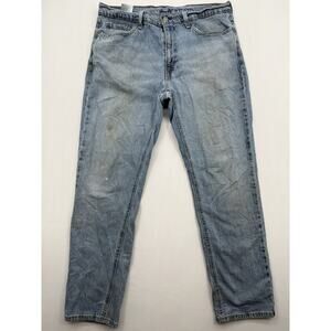 Levi's 541 Athletic Taper Men's Jeans 36x34 Blue Wash Stretch Denim